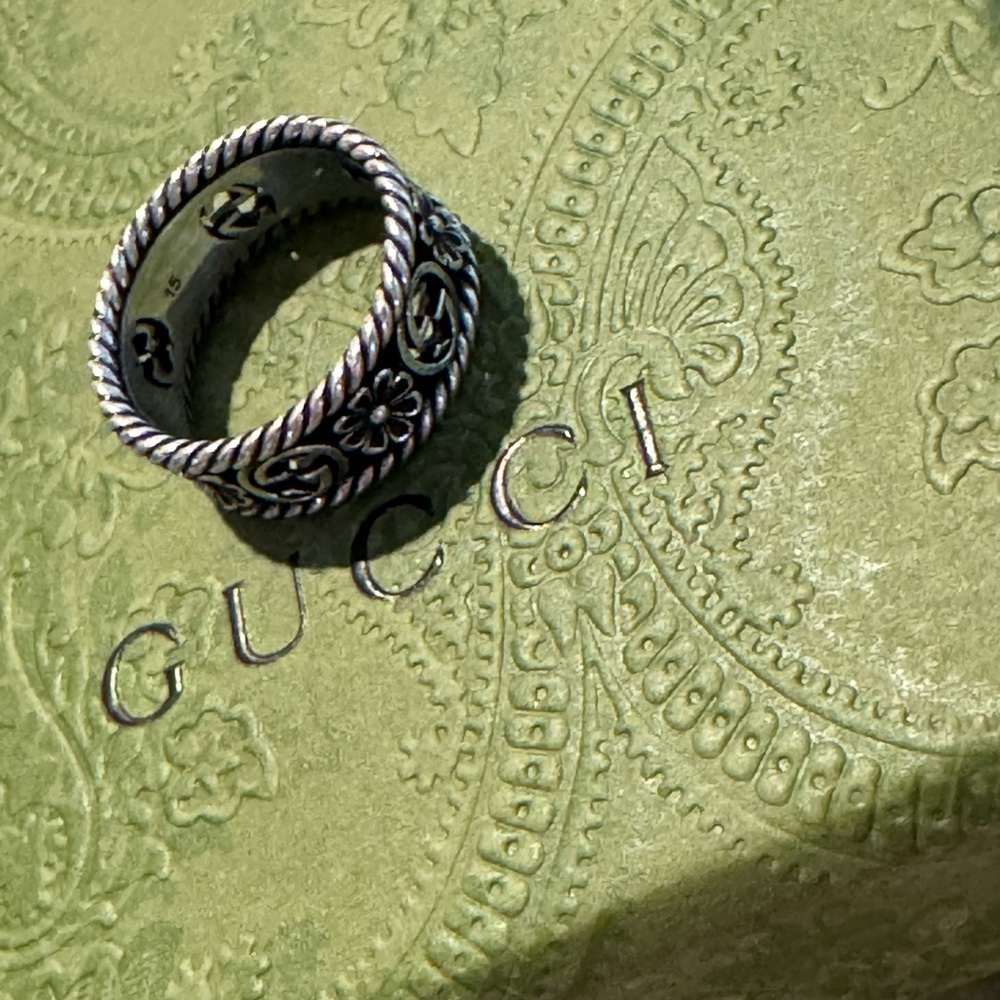 Gucci Silver Ring size‎ 14 - Picture 8 of 12